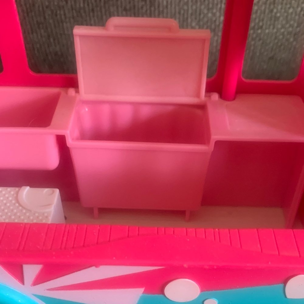 Shopkins Pink & Teal Ice Cream Truck Vehicle Playset with Accessories - Picture 5 of 11